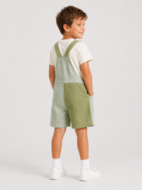 Salopette Short Vert Enfant