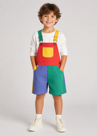 Salopette Short Enfant Multicolore