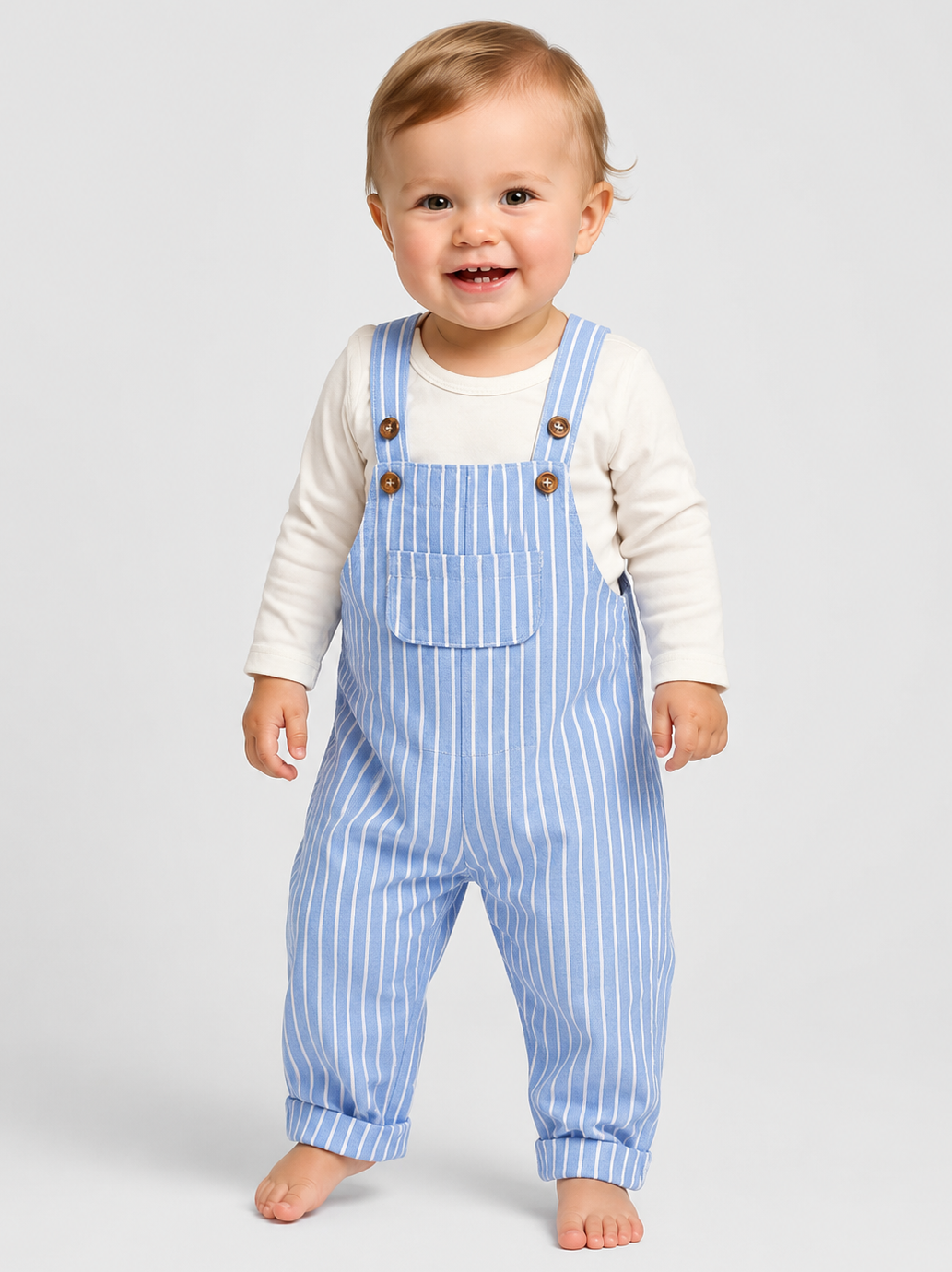 Salopette Bleu Bébé