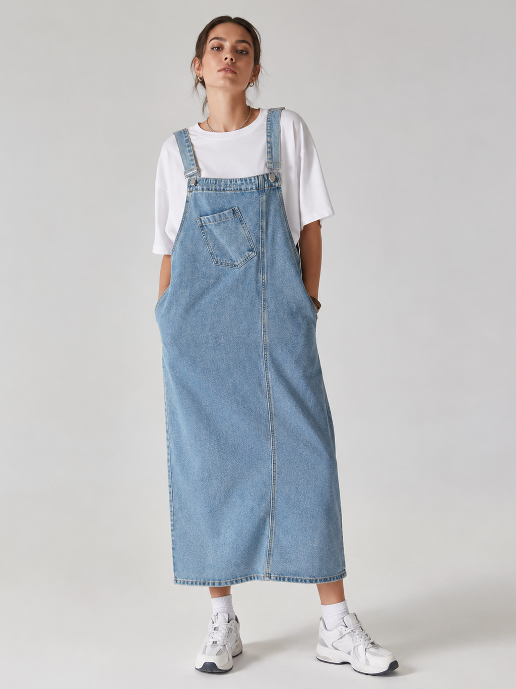 Robe Salopette Jeans Femme