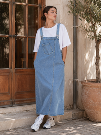 Robe Salopette Jeans Femme