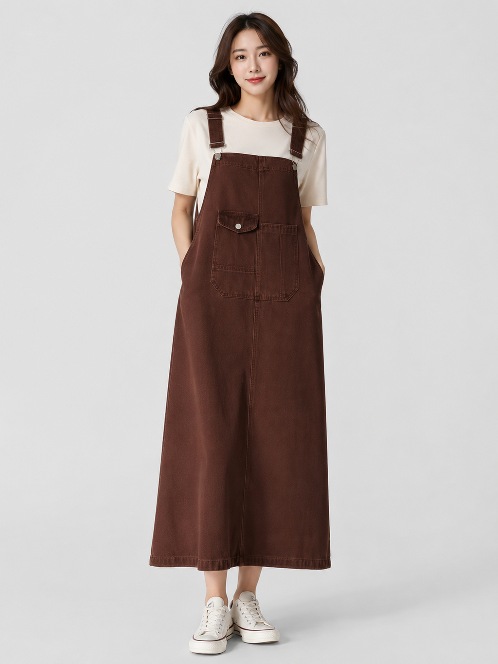 Robe Salopette En Jean Femme