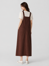 Robe Salopette En Jean Femme