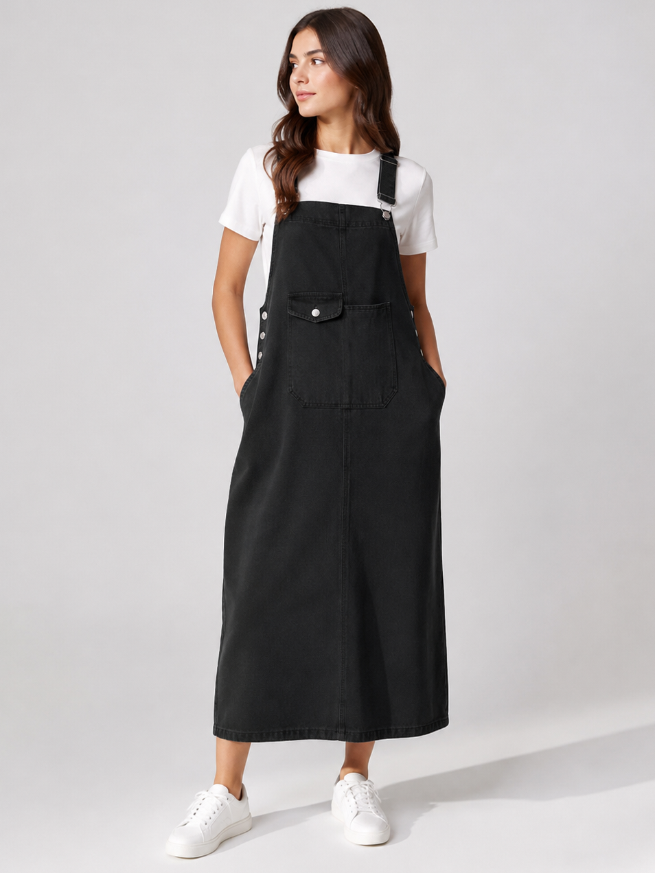 Robe Salopette Noir