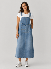 Robe Salopette Adulte En Jeans