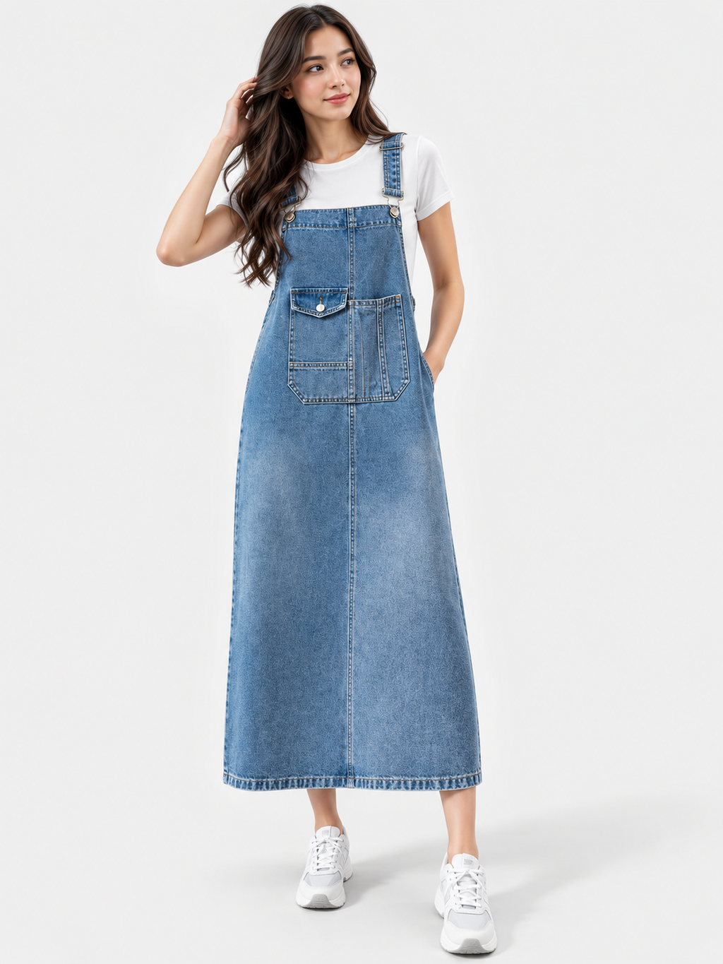 Robe Salopette Adulte En Jeans