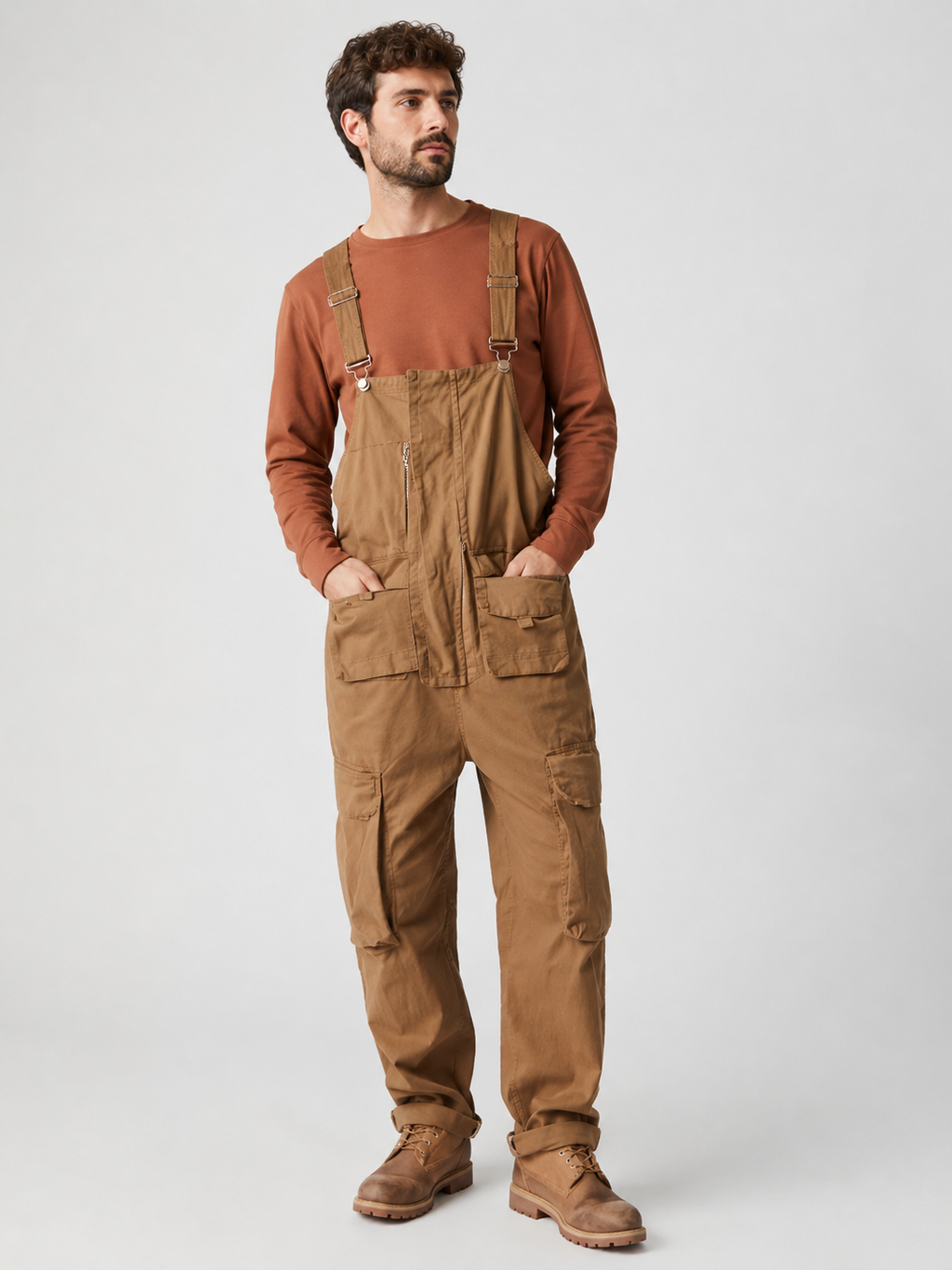 Salopette Marron De travail Pour Homme