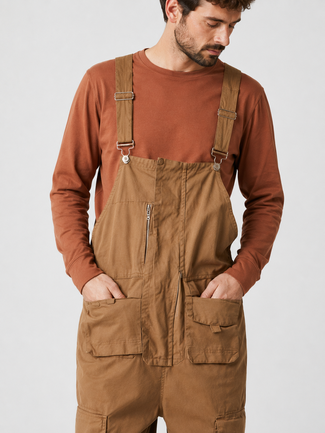 Salopette Marron De travail Pour Homme