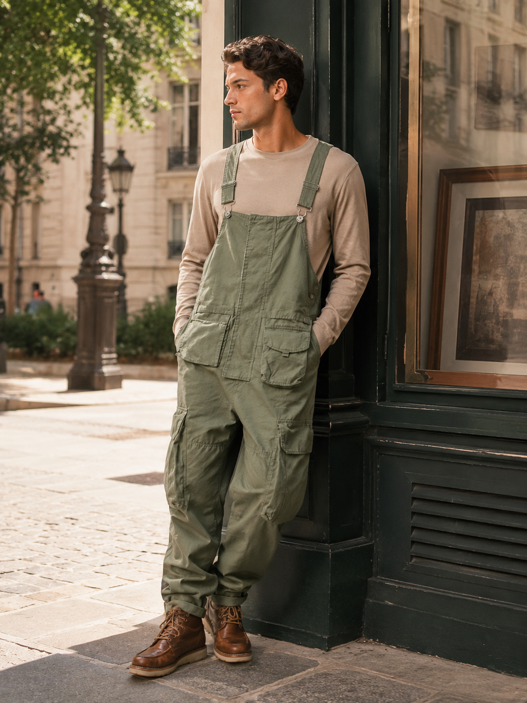 Salopette Homme De Travail Vert