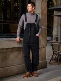 Salopette Homme Travail Noir