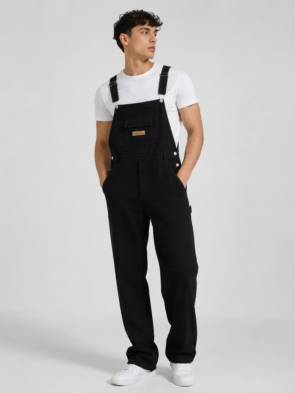 Salopette Noire Homme