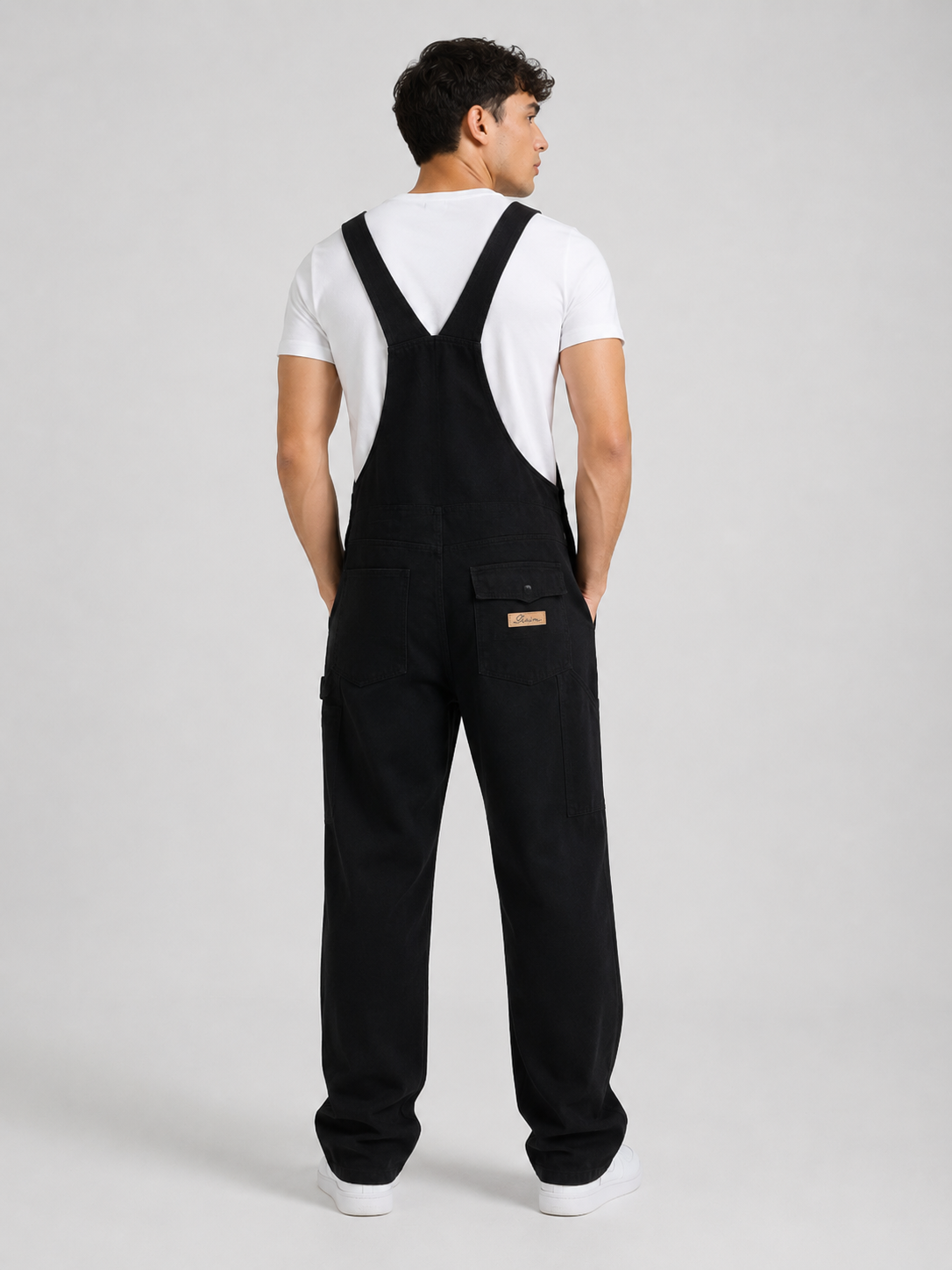 Salopette Noire Homme