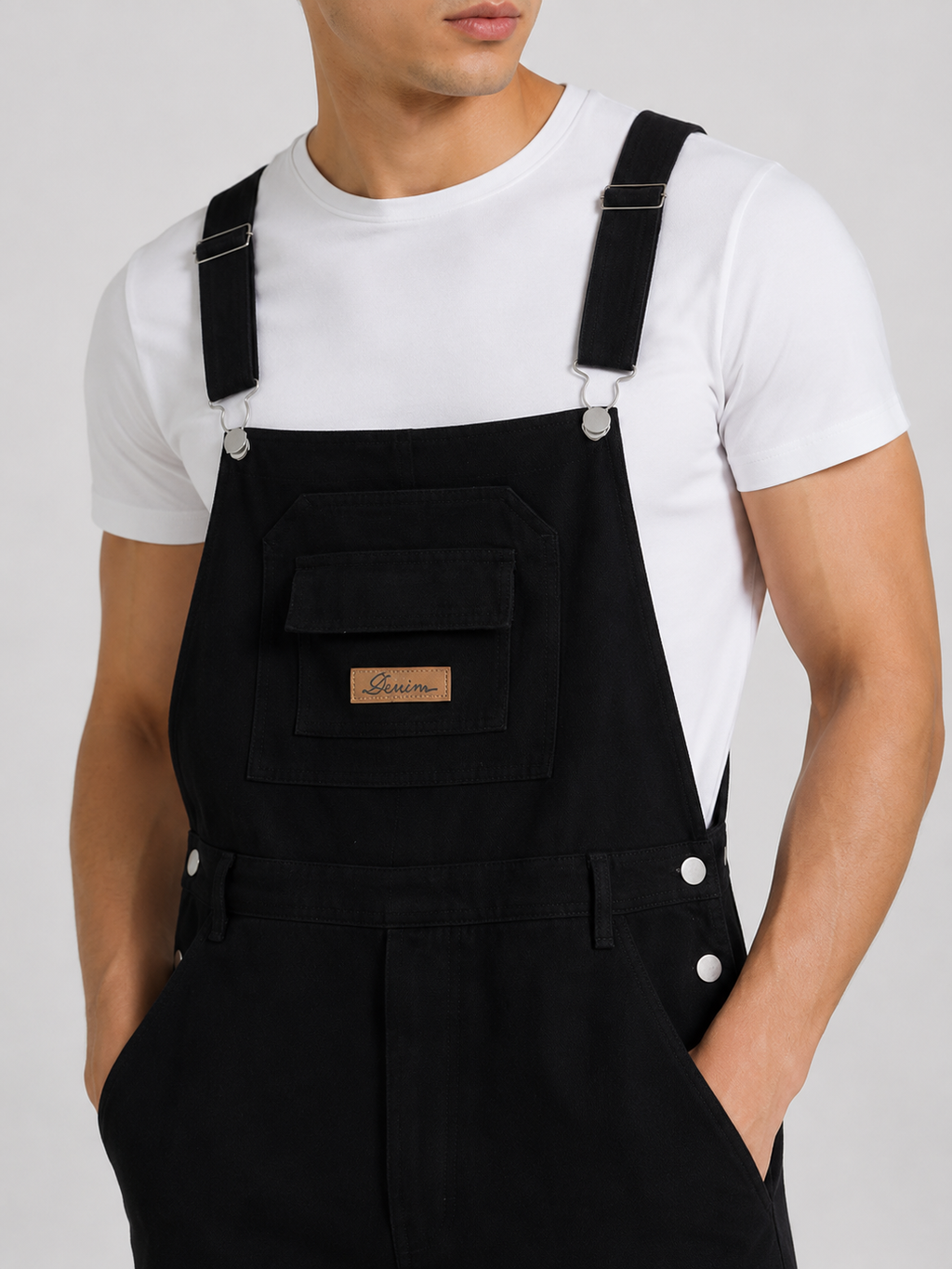 Salopette Noire Homme