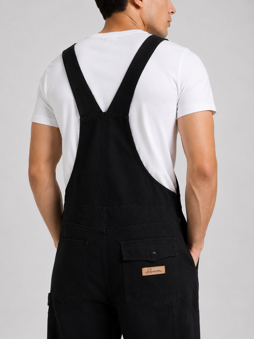 Salopette Noire Homme