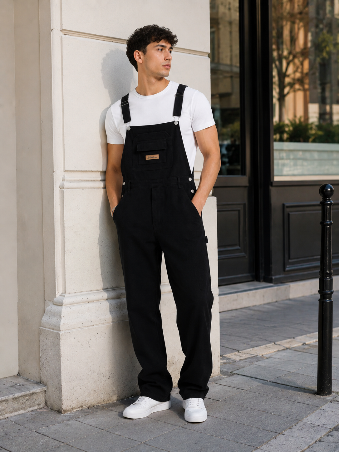 Salopette Noire Homme
