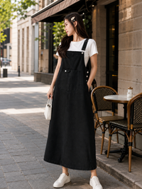 Robe Salopette Noir