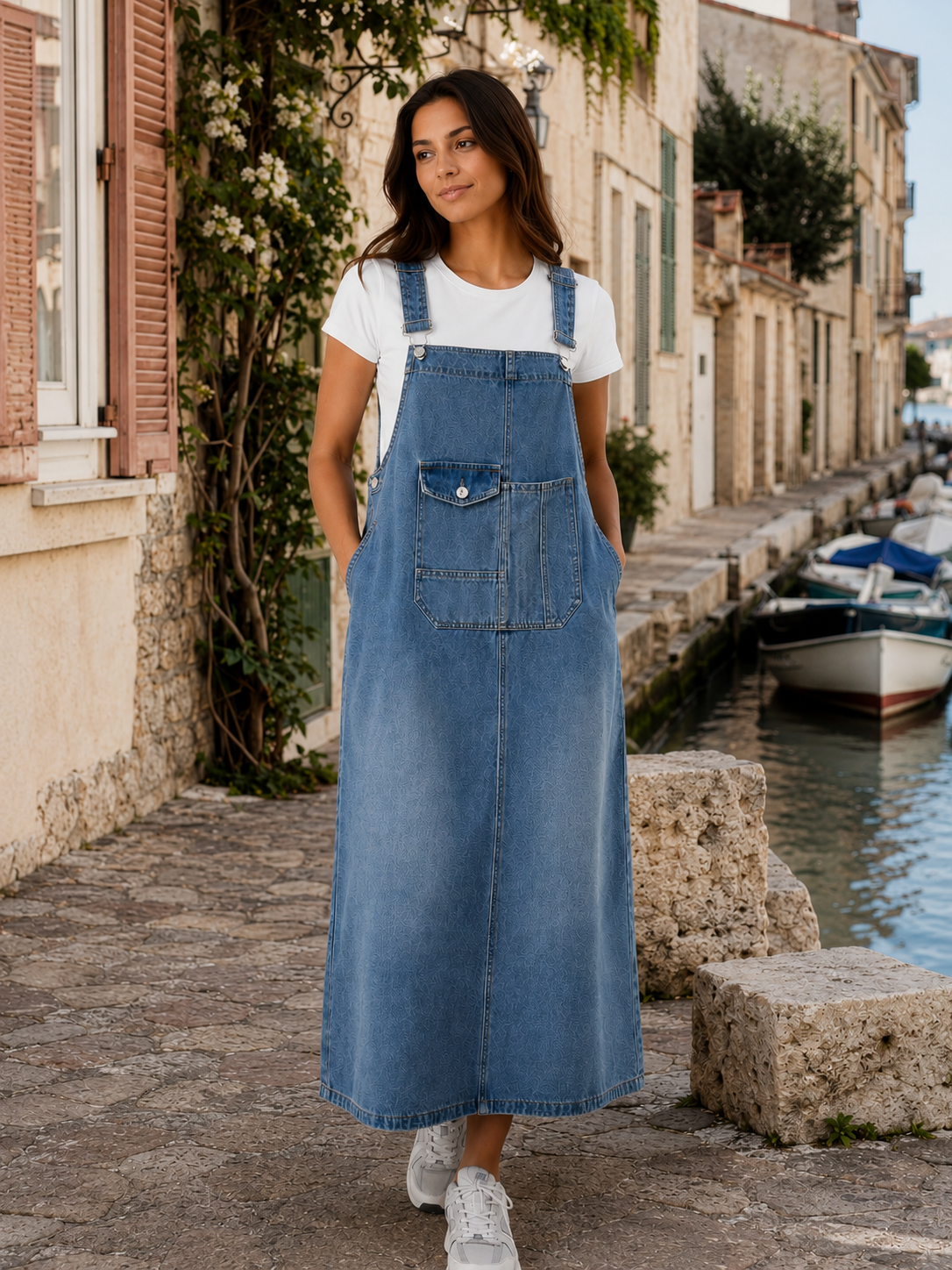 Robe Salopette Adulte En Jeans